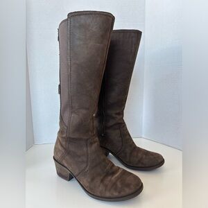 Teva Anaya Waterproof Leather Suede Tall Boots Women's Size 7.5